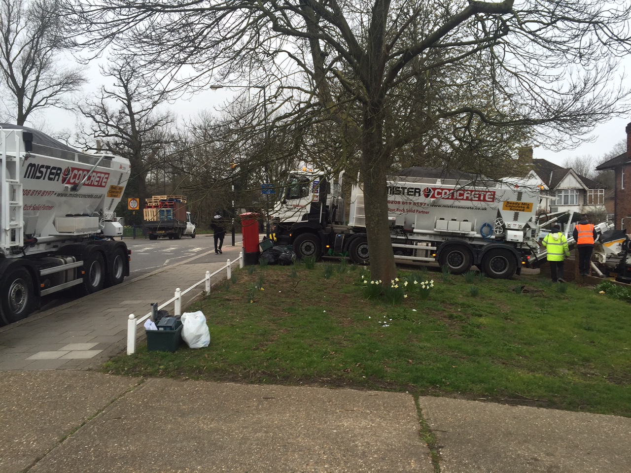 Busy weekend delivering concrete in Sutton